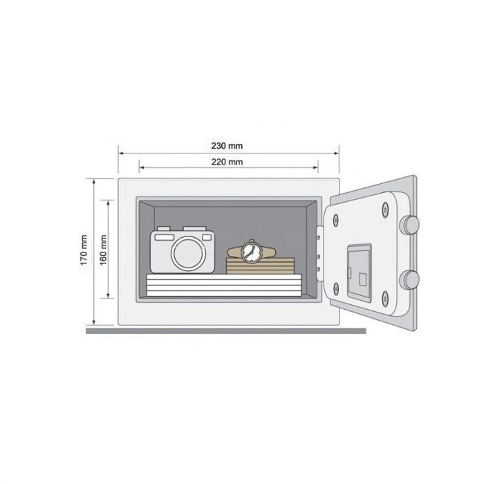 Sejf podstawowy Value mini YSV/170/DB1