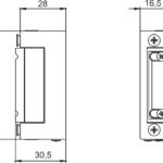 ELEKTROZACZEP Z WYŁ 12V AC/DC RE41NDF LOB / YB18-12-M - obrazek 2