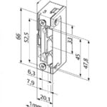 ASSA ABLOY Elektrozaczep 138/NO/Profix2/1 138.13------E91 - obrazek 2