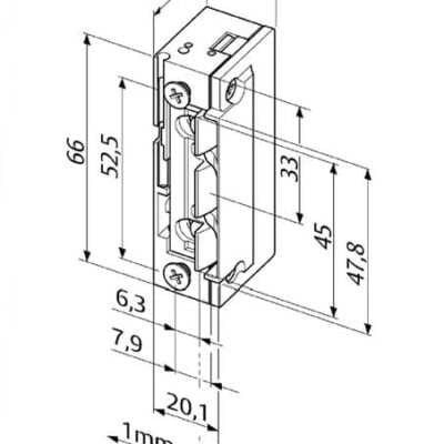 ASSA ABLOY Elektrozaczep 138/NO/Profix2/1 138.13——E91