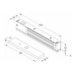 Zwora elektromagnetyczna YALE 270kg US06-12-24V DC - obrazek 2