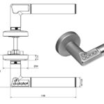 Klamka szyfrowa na kod PIN Assa Abloy 8812 Smart-Home - obrazek 2