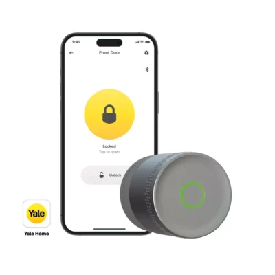 Inteligentny zamek Yale Linus® Smart Lock L2 Lite – Zamek do Drzwi WiFi Bluetooth Srebrny