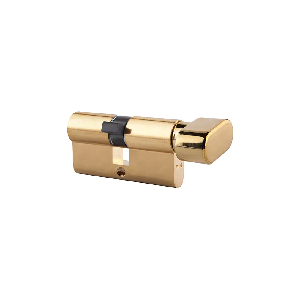 Wkładka bębenkowa z gałką HEKTOR (LOB) mosiądz