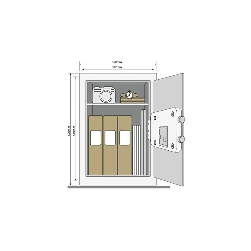 YSM/520/EG1 - Wzmocniony sejf profesjonalny - obrazek 2