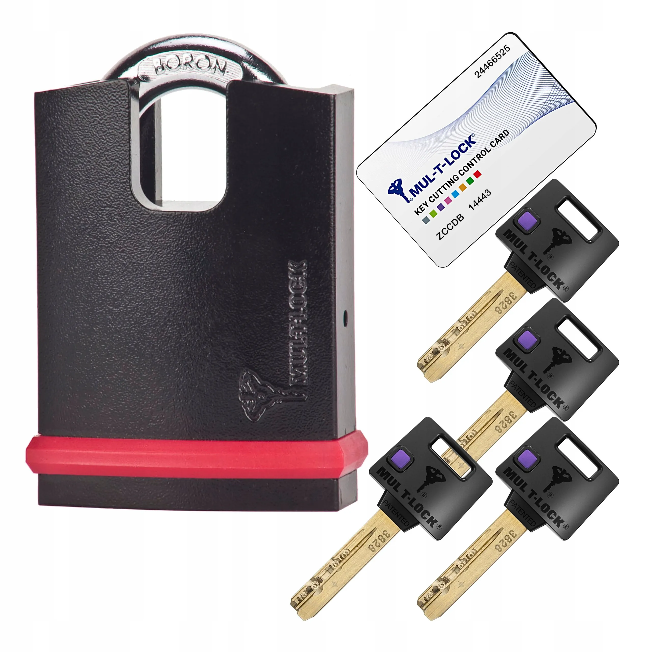 Kłódka Mul-T-Lock MTL400 NE14H Klasa 6 Antywłamaniowa 4 Klucze